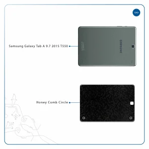 برچسب پوششی ماهوت مدل Honey-Comb-Circle مناسب برای تبلت سامسونگ Galaxy Tab A 9.7 2015 T550