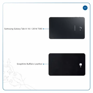برچسب پوششی ماهوت مدل Graphite Buffalo Leather مناسب برای تبلت سامسونگ Galaxy Tab A 10.1 2016 T585
