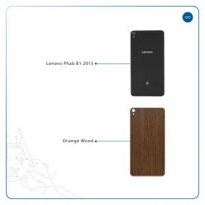 برچسب پوششی ماهوت مدل Orange-Wood مناسب برای تبلت لنوو Phab B1 2015