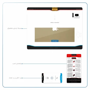 برچسب پوششی ماهوت مدل Matte-Gold مناسب برای تبلت اپل iPad Air 2 2014 A1566