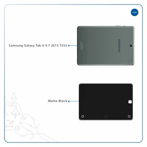 برچسب پوششی ماهوت مدل Matte-Black مناسب برای تبلت سامسونگ Galaxy Tab A 9.7 2015 T555