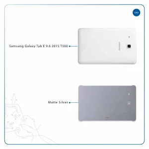 برچسب پوششی ماهوت مدل Matte-Silver مناسب برای تبلت سامسونگ Galaxy Tab E 9.6 2015 T560