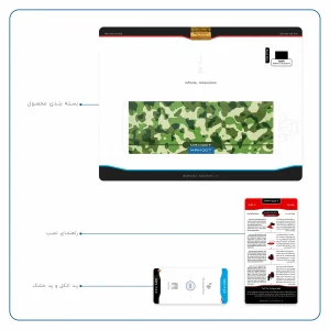 برچسب پوششی ماهوت مدل Army-Green-2 مناسب برای تبلت اپل iPad Pro 9.7 2016 A1674