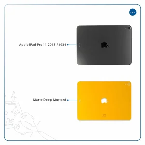 برچسب پوششی ماهوت مدل Matte-Deep-Mustard مناسب برای تبلت اپل iPad Pro 11 2018 A1934
