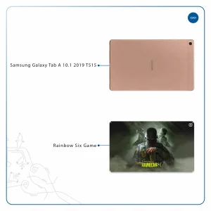 برچسب پوششی ماهوت مدل Rainbow-Six-Game مناسب برای تبلت سامسونگ Galaxy Tab A 10.1 2019 T515