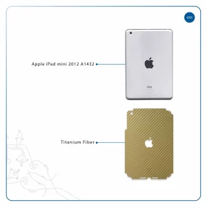 برچسب پوششی ماهوت مدل Titanium-Fiber مناسب برای تبلت اپل iPad mini 2012 A1432