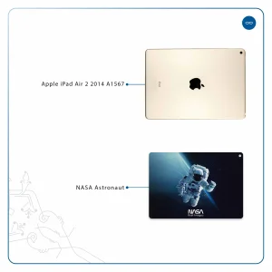 برچسب پوششی ماهوت مدل NASA-Astronaut مناسب برای تبلت اپل iPad Air 2 2014 A1567