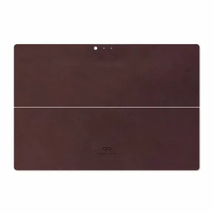 برچسب پوششی ماهوت مدل Matte-Dark-Brown-Leather مناسب برای تبلت مایکروسافت Surface Pro 3 2014