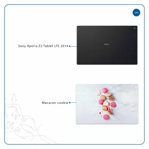 برچسب پوششی ماهوت مدل Macaron cookie مناسب برای تبلت سونی Xperia Z2 Tablet LTE 2014