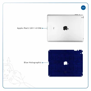برچسب پوششی ماهوت مدل Blue-Holographic مناسب برای تبلت اپل iPad 2 2011 A1396