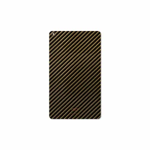 برچسب پوششی ماهوت مدل Glossy-Brown-Fiber مناسب برای تبلت سامسونگ Galaxy Tab A 8.0 2019 T295