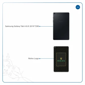 برچسب پوششی ماهوت مدل Rolex-Logo مناسب برای تبلت سامسونگ Galaxy Tab A 8.0 2019 T290