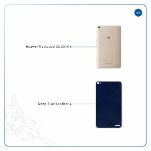 برچسب پوششی ماهوت مدل Deep-Blue-Leather مناسب برای تبلت هوآوی Mediapad X2 2015