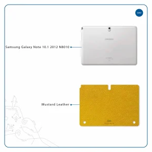 برچسب پوششی ماهوت مدل Mustard-Leather مناسب برای تبلت سامسونگ Galaxy Note 10.1 2012 N8010