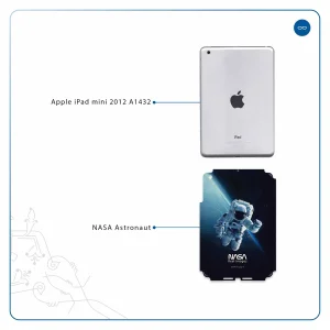 برچسب پوششی ماهوت مدل NASA-Astronaut مناسب برای تبلت اپل iPad mini 2012 A1432