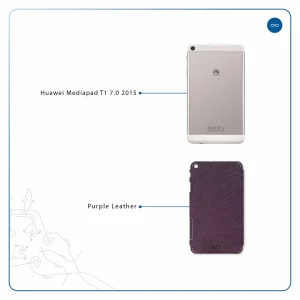 برچسب پوششی ماهوت مدل Purple-Leather مناسب برای تبلت هوآوی Mediapad T1 7.0 2015