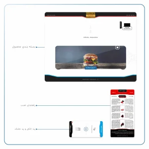 برچسب پوششی ماهوت مدل Hamburger مناسب برای تبلت سامسونگ Galaxy Tab E 9.6 2015 T561