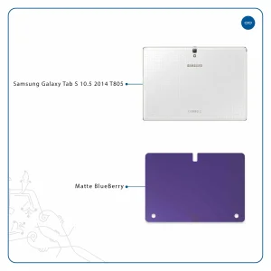 برچسب پوششی ماهوت مدل Matte-BlueBerry مناسب برای تبلت سامسونگ Galaxy Tab S 10.5 2014 T805