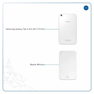 برچسب پوششی ماهوت مدل Matte-White مناسب برای تبلت سامسونگ Galaxy Tab 3 8.0 2013 T310