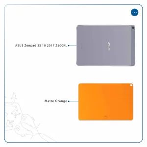 برچسب پوششی ماهوت مدل Matte-Orange مناسب برای تبلت ایسوس Zenpad 3S 10 2017 Z500KL