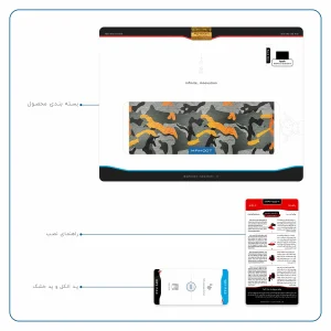 برچسب پوششی ماهوت مدل Autumn-Army مناسب برای تبلت اپل iPad Pro 9.7 2016 A1674