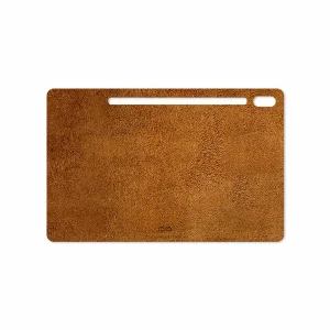 برچسب پوششی ماهوت مدل Brown-Chamois-Leather مناسب برای تبلت سامسونگ Galaxy Tab S6 2019 SM-T860