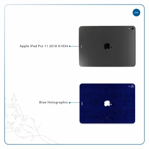 برچسب پوششی ماهوت مدل Blue-Holographic مناسب برای تبلت اپل iPad Pro 11 2018 A1934