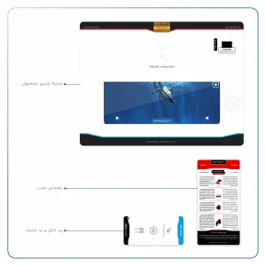 برچسب پوششی ماهوت مدل Scuba Diving مناسب برای تبلت سامسونگ Galaxy Tab S2 9.7 2015 T815