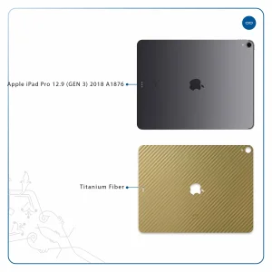 برچسب پوششی ماهوت مدل Titanium-Fiber مناسب برای تبلت اپل iPad Pro 12.9 (GEN 3) 2018 A1876
