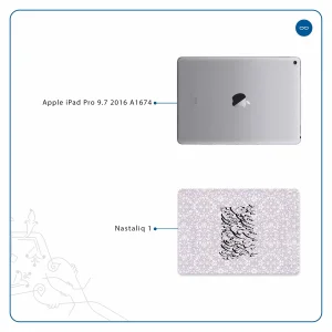 برچسب پوششی ماهوت مدل Nastaliq-1 مناسب برای تبلت اپل iPad Pro 9.7 2016 A1674