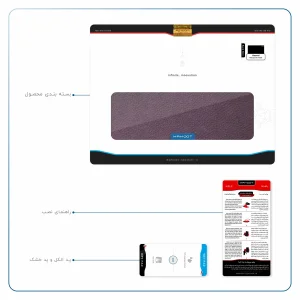 برچسب پوششی ماهوت مدل Purple-Leather مناسب برای تبلت هوآوی Matepad 10.4 2020 BAH3-L09