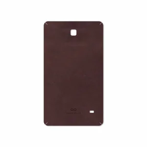 برچسب پوششی ماهوت مدل Matte-Dark-Brown-Leather مناسب برای تبلت سامسونگ Galaxy Tab 4 7.0 2014 T231