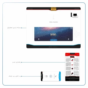 برچسب پوششی ماهوت مدل Universe-by-NASA-4 مناسب برای تبلت سامسونگ Galaxy Tab S2 9.7 2015 T815