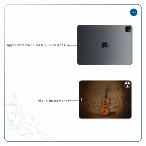 برچسب پوششی ماهوت مدل Violin-Instrument مناسب برای تبلت اپل iPad Pro 11 (GEN 2) 2020 A2231