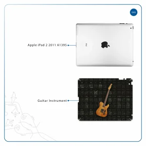 برچسب پوششی ماهوت مدل Guitar-Instrument مناسب برای تبلت اپل iPad 2 2011 A1395