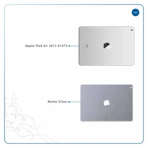 برچسب پوششی ماهوت مدل Matte-Silver مناسب برای تبلت اپل iPad Air 2013 A1475