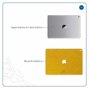 برچسب پوششی ماهوت مدل Mustard-Leather مناسب برای تبلت اپل iPad Pro 9.7 2016 A1674