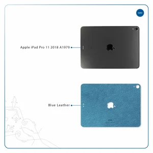 برچسب پوششی ماهوت مدل Blue-Leather مناسب برای تبلت اپل iPad Pro 11 2018 A1979