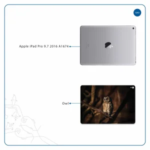 برچسب پوششی ماهوت مدل Owl مناسب برای تبلت اپل iPad Pro 9.7 2016 A1674
