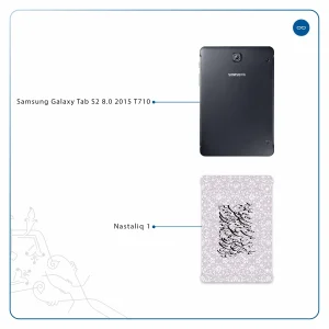 برچسب پوششی ماهوت مدل Nastaliq-1 مناسب برای تبلت سامسونگ Galaxy Tab S2 8.0 2015 T710