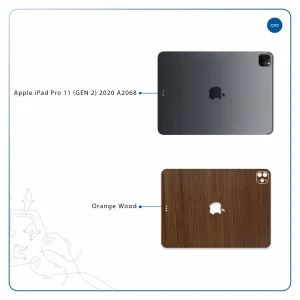 برچسب پوششی ماهوت مدل Orange-Wood مناسب برای تبلت اپل iPad Pro 11 (GEN 2) 2020 A2068