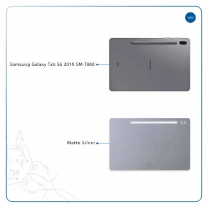 برچسب پوششی ماهوت مدل Matte-Silver مناسب برای تبلت سامسونگ Galaxy Tab S6 2019 SM-T860