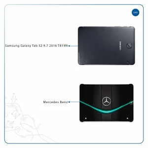 برچسب پوششی ماهوت مدل Mercedes-Benz مناسب برای تبلت سامسونگ Galaxy Tab S2 9.7 2016 T819N