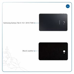 برچسب پوششی ماهوت مدل Black-Leather مناسب برای تبلت سامسونگ Galaxy Tab A 10.1 2016 T585