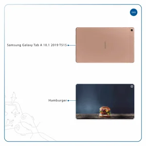 برچسب پوششی ماهوت مدل Hamburger مناسب برای تبلت سامسونگ Galaxy Tab A 10.1 2019 T515