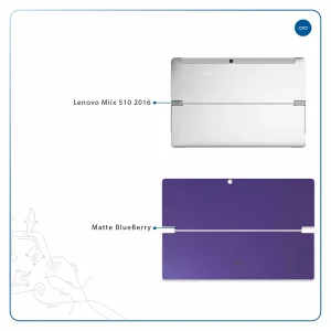 برچسب پوششی ماهوت مدل Matte-BlueBerry مناسب برای تبلت لنوو Miix 510 2016