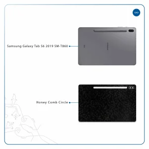 برچسب پوششی ماهوت مدل Honey-Comb-Circle مناسب برای تبلت سامسونگ Galaxy Tab S6 2019 SM-T860