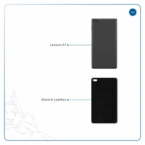 برچسب پوششی ماهوت مدل Ostrich-Leather مناسب برای تبلت لنوو E7
