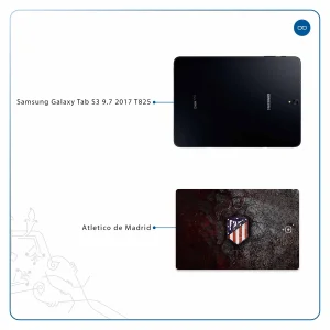 برچسب پوششی ماهوت مدل Atletico de Madrid مناسب برای تبلت سامسونگ Galaxy Tab S3 9.7 2017 T825