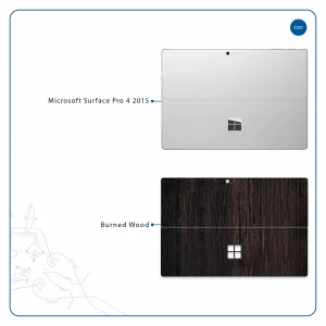 برچسب پوششی ماهوت مدل Burned Wood مناسب برای تبلت مایکروسافت Surface Pro 4 2015